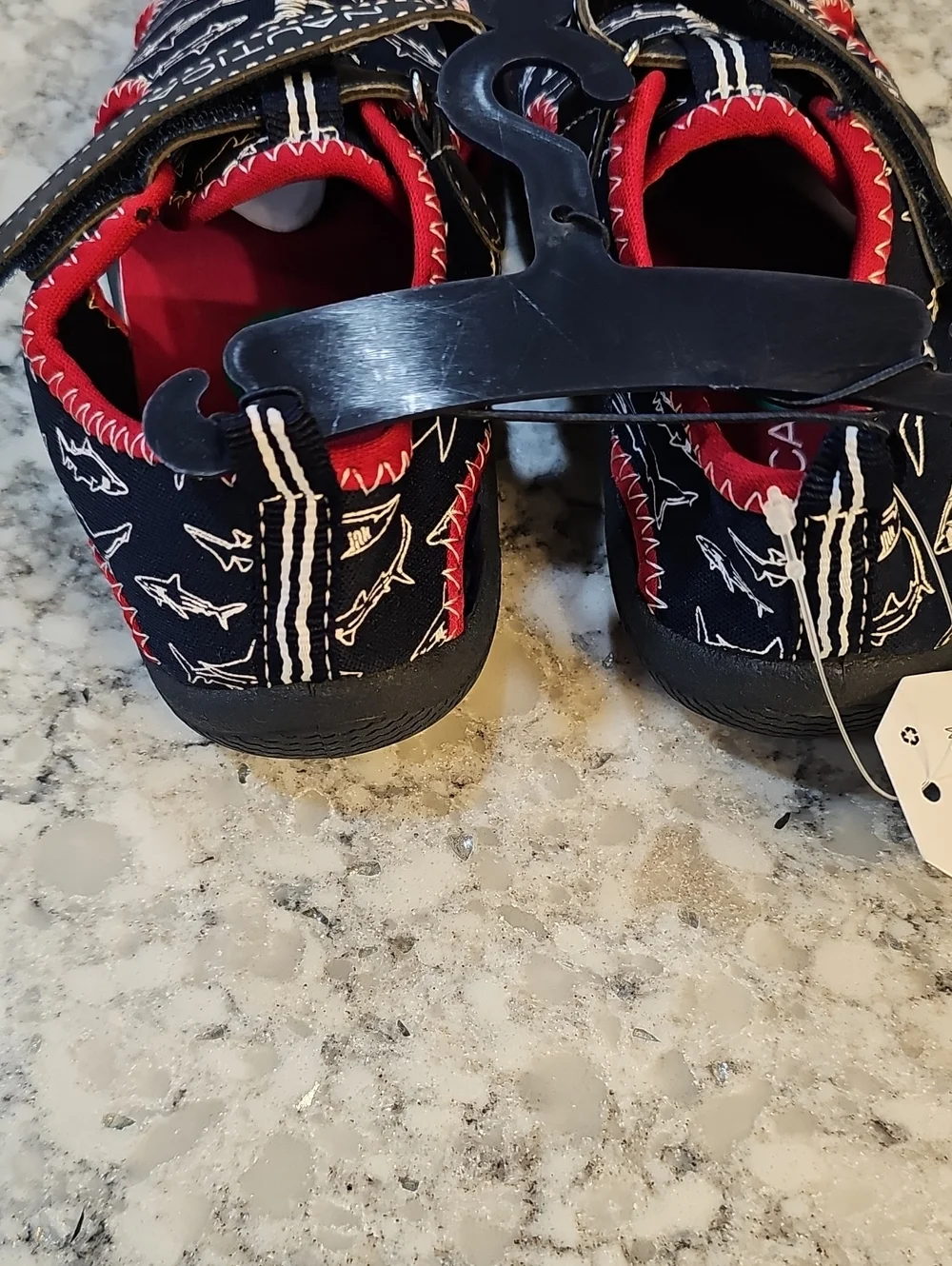 Nautica Blue Red Shark Water Beach Shoes, Size 12